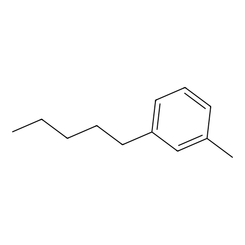 1-Methyl-3-pentylbenzene structure
