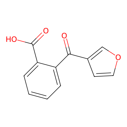 2-(3-Furanylcarbonyl)benzoic acid structure