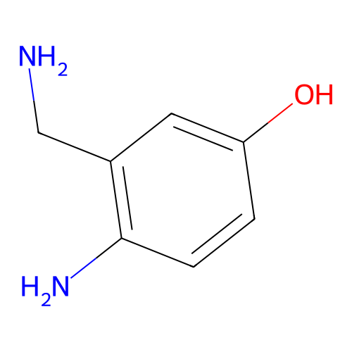 4-Amino-3-(aminomethyl)phenol structure