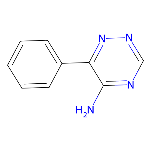 6-Phenyl-1,2,4-triazin-5-amine structure