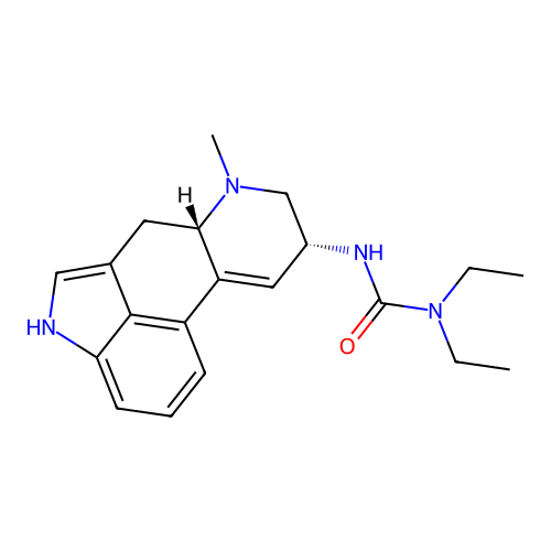 (-)-(5S,8R)-Lisuride structure