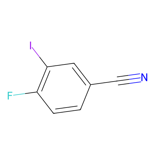 4-Fluoro-3-iodobenzonitrile structure