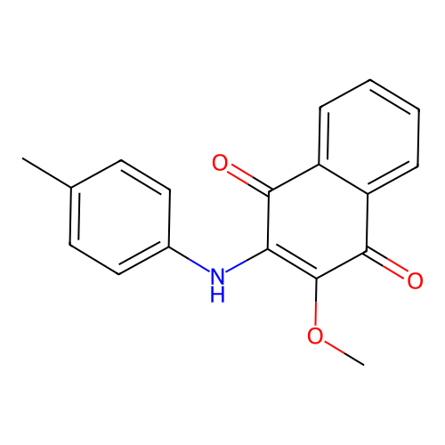 2-Methoxy-3-[(4-methylphenyl)amino]naphthalene-1,4-dione structure