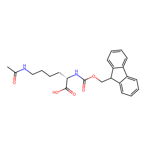 Fmoc-Lys(Ac)-OH structure