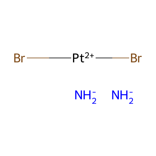 Azanide;dibromoplatinum(2+) structure