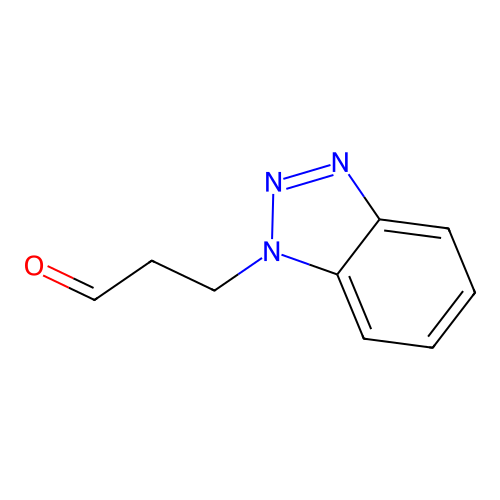 3-(Benzotriazol-1-yl)propanal structure