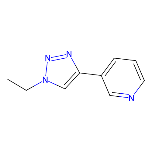 3-(1-Ethyltriazol-4-yl)pyridine structure