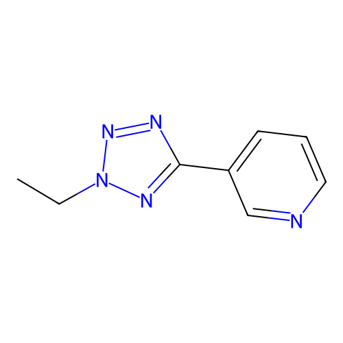 3-(2-Ethyl-2H-tetrazol-5-yl)pyridine structure