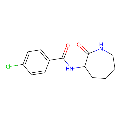4-Chloro-N-(2-oxo-azepan-3-yl)-benzamide structure