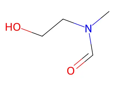 N-(2-羟乙基)-N-甲基甲酰胺 structure