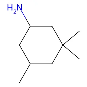 3,3,5-三甲基环己胺 structure