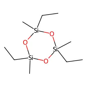 2,4,6-Triethyl-2,4,6-trimethylcyclotrisiloxane structure