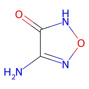 4-Amino-1,2,5-oxadiazol-3-ol structure