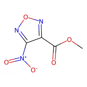 Methyl 4-nitro-1,2,5-oxadiazole-3-carboxylate structure
