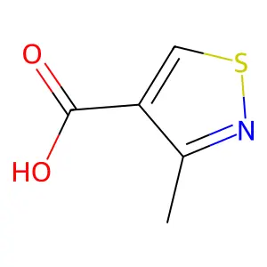 3-Methyl-1,2-thiazole-4-carboxylic acid structure