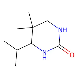 Tetrahydro-4-isopropyl-5,5-dimethyl-1H-pyrimidin-2-one structure