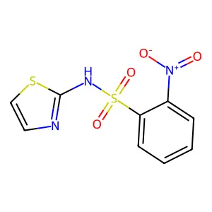 2-硝基-N-(1,3-噻唑-2-基)苯磺酰胺 structure