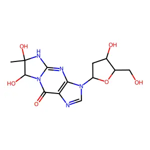 Methylglyoxal-deoxyguanosine adduct structure