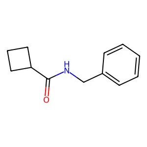 N-benzylcyclobutanecarboxamide structure
