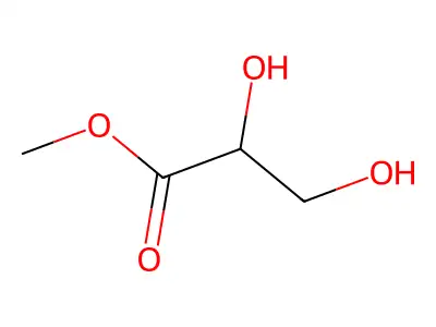 Methyl 2,3-dihydroxypropanoate structure