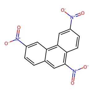 Phenanthrene, 3,6,9-trinitro- structure