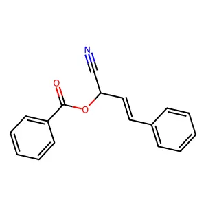 2-(Benzoyloxy)-4-phenyl-3-butenenitrile structure