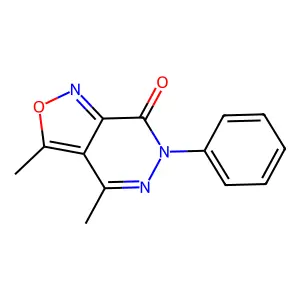 Isoxazolo(3,4-d)pyridazin-7(6H)-one, 3,4-dimethyl-6-phenyl- structure