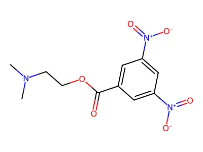 2-(Dimethylamino)ethyl 3,5-dinitrobenzoate structure
