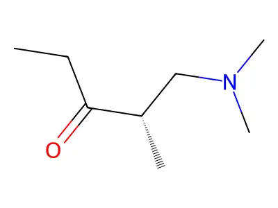 1-(Dimethylamino)-2-methyl-3-pentanone structure