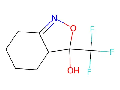3-Trifluoromethyl-3,3a,4,5,6,7-hexahydrobenzo[c]isoxazol-3-ol structure