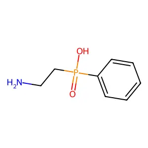 (2-氨基乙基)苯基次膦酸 structure