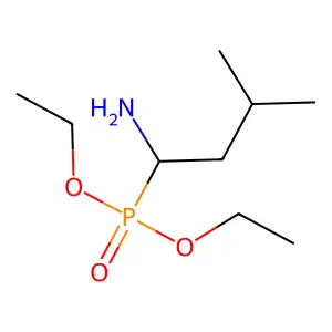(R)-1-Amino-3-methylbutylphosphonic acid diethyl ester structure