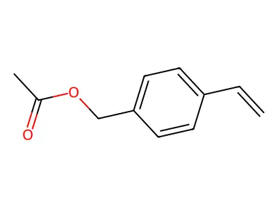 4-Vinylbenzyl acetate structure