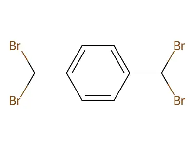 Benzene, 1,4-bis(dibromomethyl)- structure