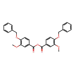 4-(苄氧基)-3-甲氧基苯甲酸酐 structure
