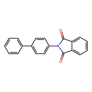 N-(4-联苯基)邻苯二甲酰亚胺 structure