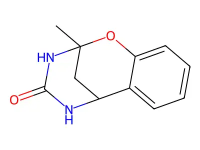 9-Methyl-8-oxa-10,12-diazatricyclo[7.3.1.0,2,7]trideca-2,4,6-trien-11-one structure