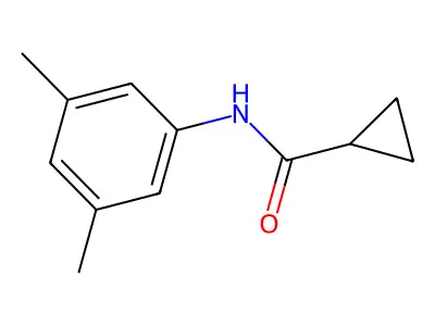 N-(3,5-dimethylphenyl)cyclopropanecarboxamide structure