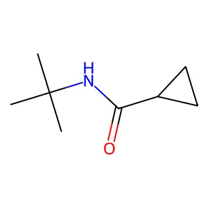 Cyclopropanecarboxylic acid tert-butylamide structure