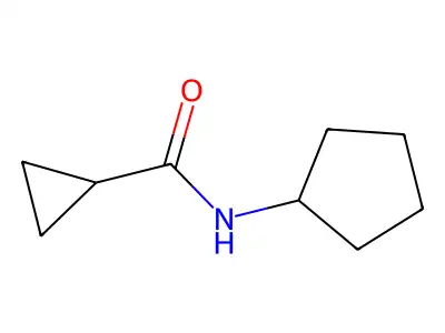 N-cyclopentylcyclopropanecarboxamide structure