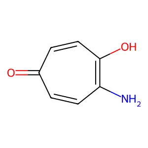4-Amino-5-hydroxycyclohepta-2,4,6-trien-1-one structure