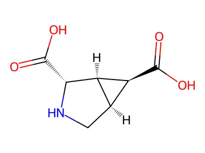3-Azabicyclo[3.1.0]hexane-2,6-dicarboxylic acid structure