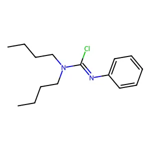 N,N-二丁基-N'-苯基脒基氯 structure