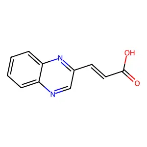 3-(喹喔啉-2-基)丙-2-烯酸 structure
