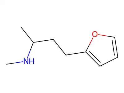 (3-Furan-2-yl-1-methyl-propyl)-methyl-amine structure