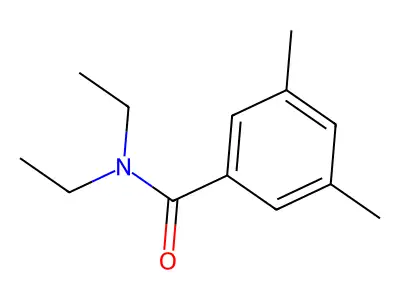 N,N-diethyl-3,5-dimethylbenzamide structure