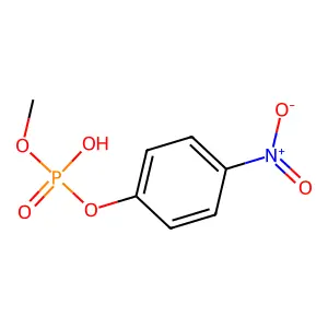 Methyl 4-nitrophenyl phosphate structure