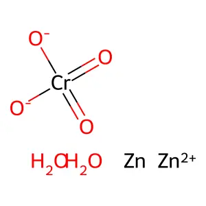 碱式铬酸锌 structure