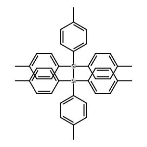 Disilane, hexakis(4-methylphenyl)- structure