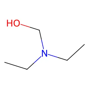 1-(二乙氨基)甲醇 structure